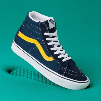 Férfi Vans Sport Comfycush Sk8-Hi Reissue Magasszárú Cipő VA5138764 Kék /